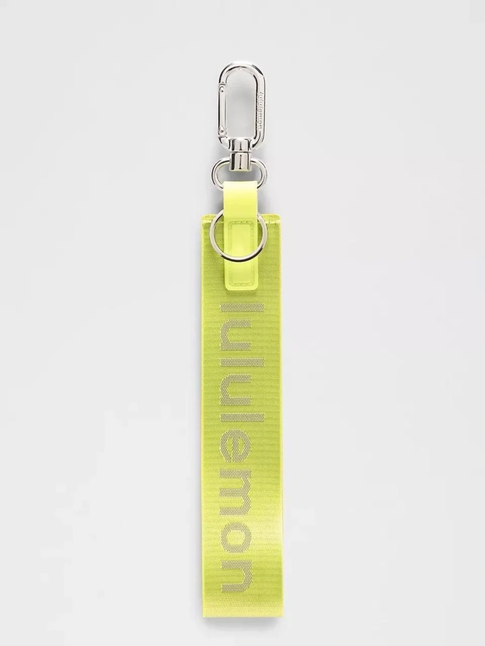 Lululemon Never Lost Keychain- Sour Grape/Army Green